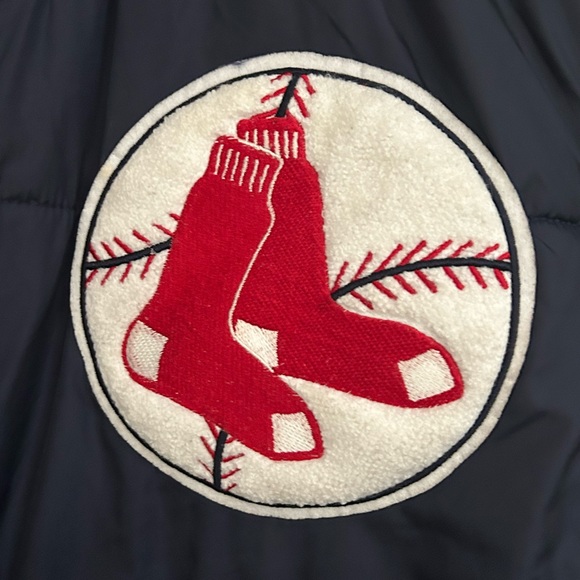 Mitchell & Ness Cooperstown Boston RED SOX mens 4Xl puffer vest - Picture 5 of 5